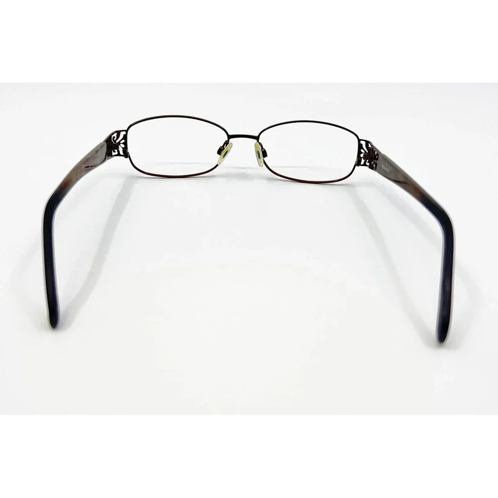 RS/Steffani Eyeglasses Womens Brown AS 79 COL 10 Filigree Oval 53-16-135